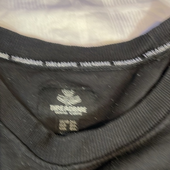 Threadbare MEN’S “Fearless” Crewneck Black Sweatshirt Size 2XL - Picture 2 of 6